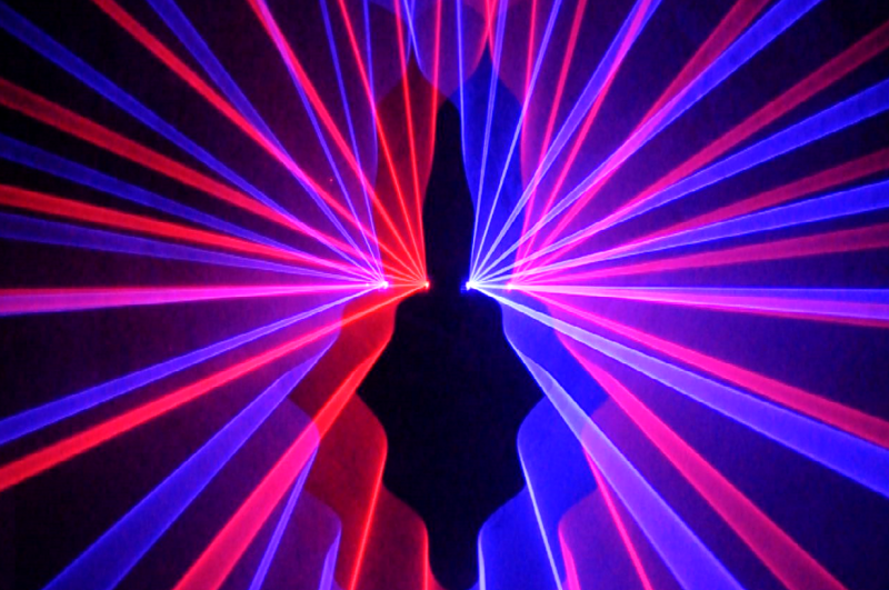 Upgraded Quad Red + Blue Laser 700mW Z Lighting