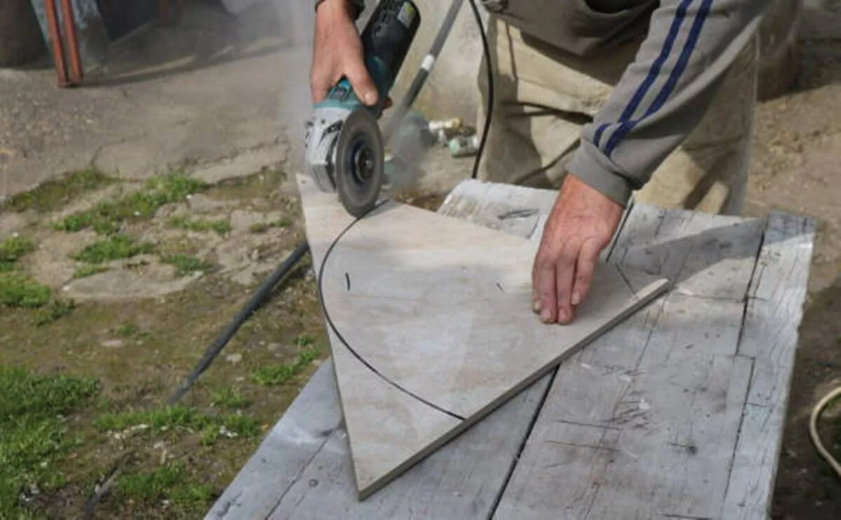 How To Cutting Curved Tiles With an Angle Grinder zlion diamond tool
