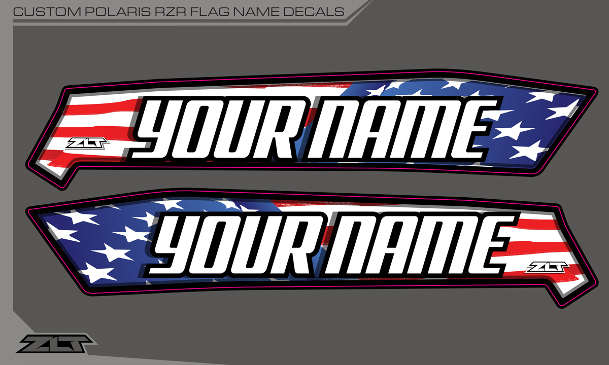 Polaris Rzr Turbo S UTV Decal ZLT Motocross Identification