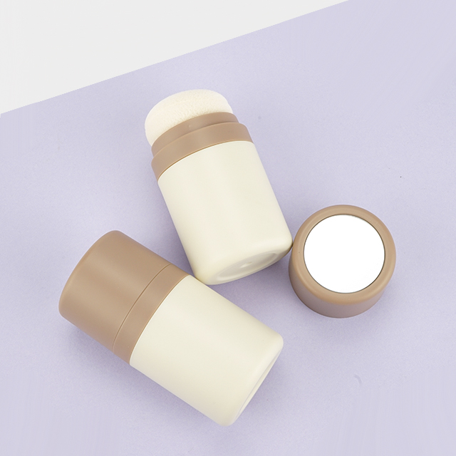 Loose powder container with puff and mirror Zmic