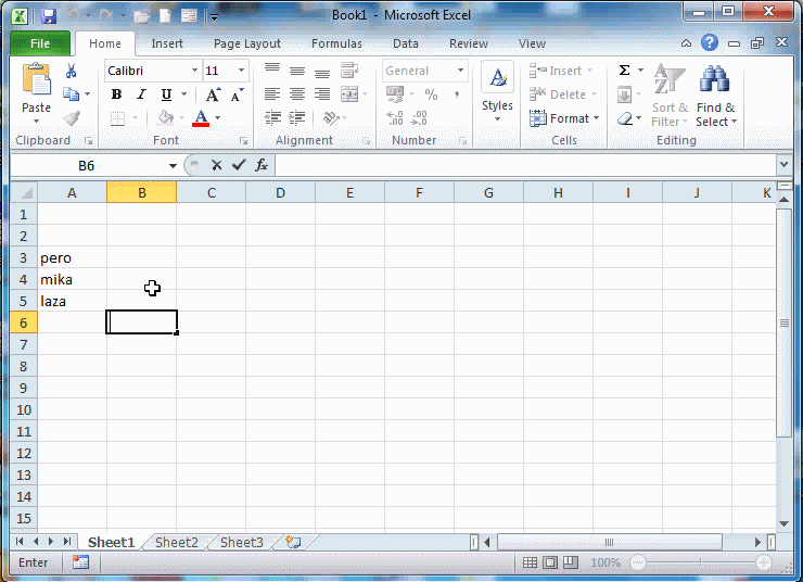 abc MICROSOFT EXCEL 2010 CELL Delete name box