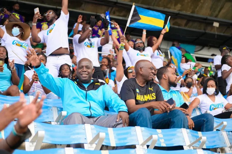 P.M Davis attends Carifta Games in Kingston Jamaica ZNS BAHAMAS