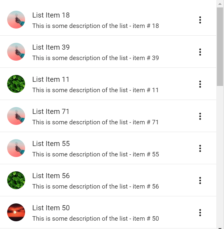 How to add infinite scroll to Angular material list Zoaib Khan