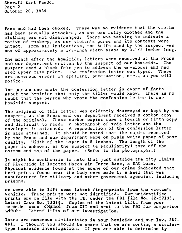 Riverside Police Department Report, Page 2