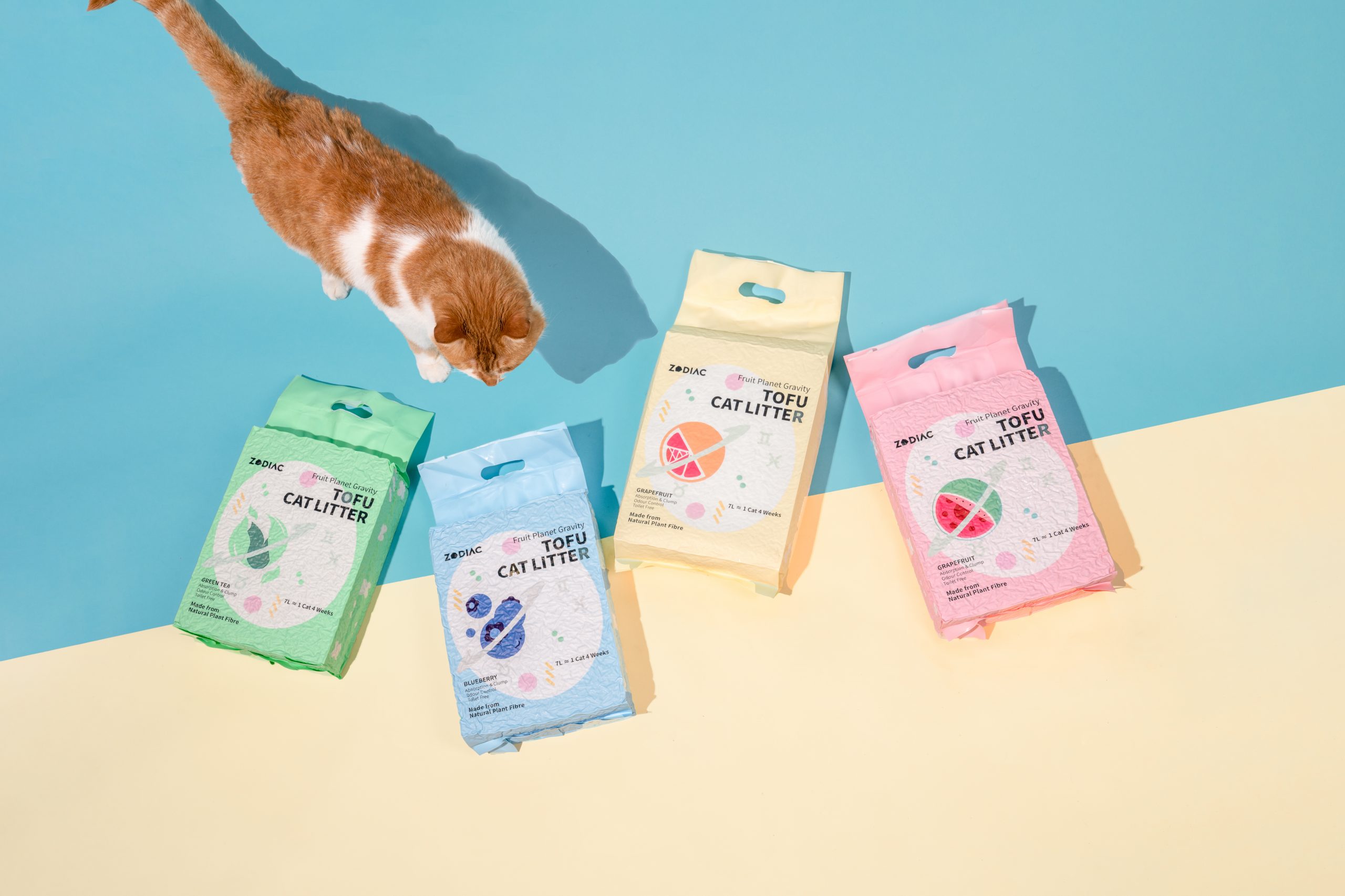 Scented Tofu Green Tea 7L Cat Litter Zodiac Au