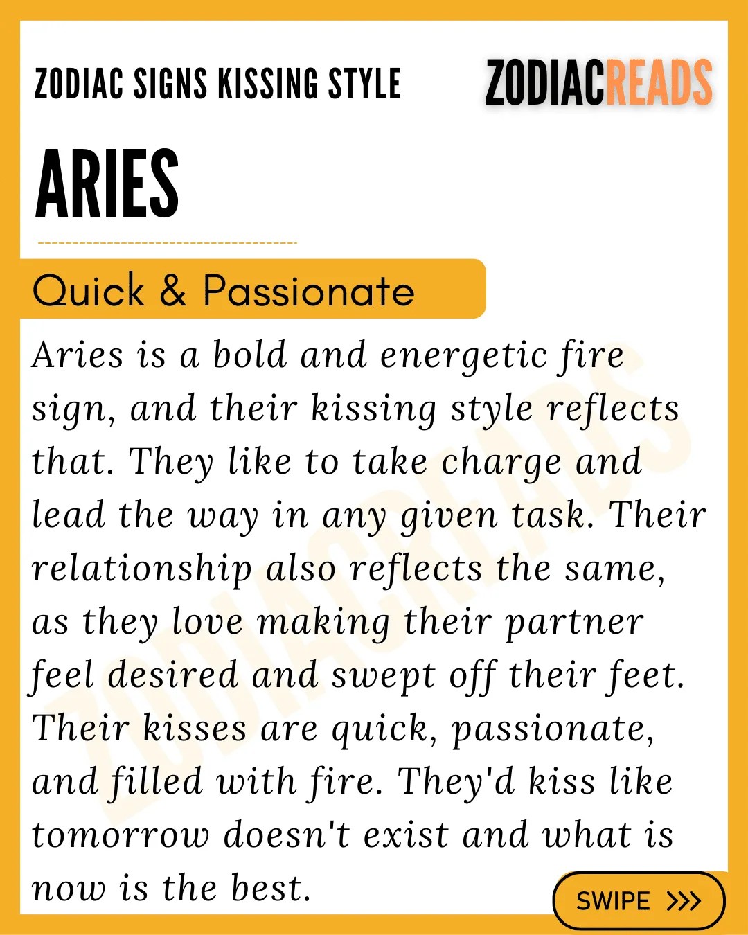 Zodiac Signs Kissing Style ZodiacReads
