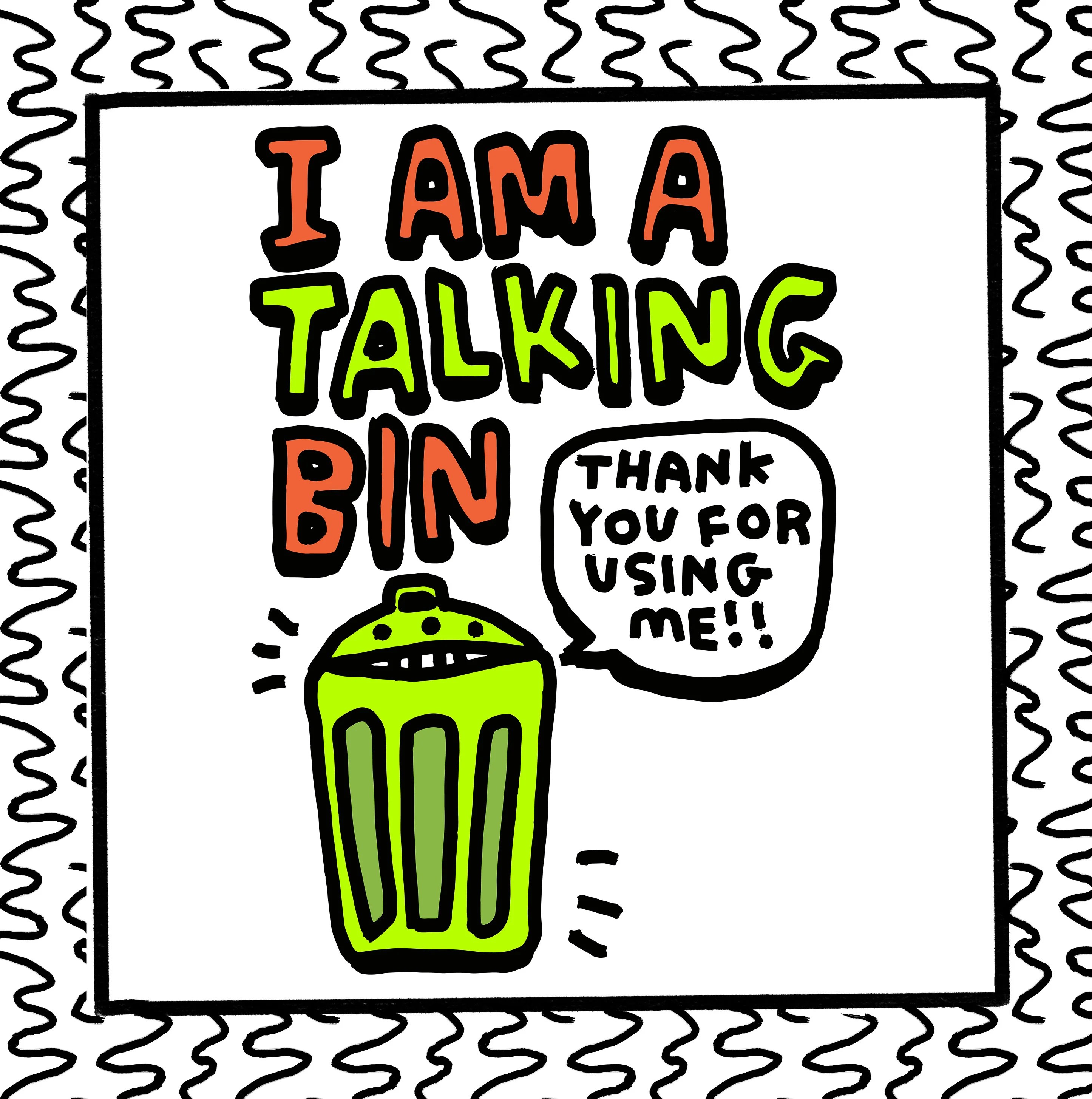 talking bins zoëbread