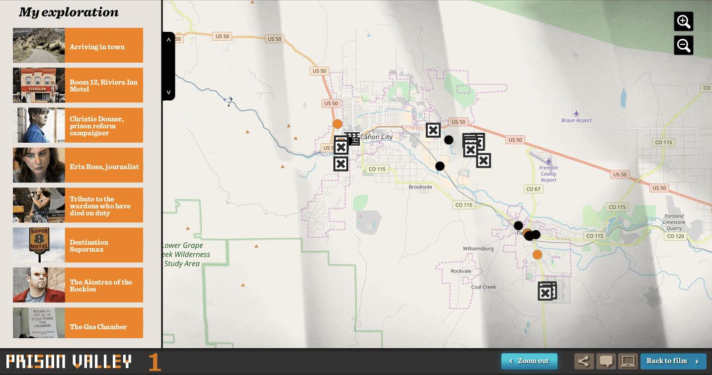 Prison Valley Colorado Map