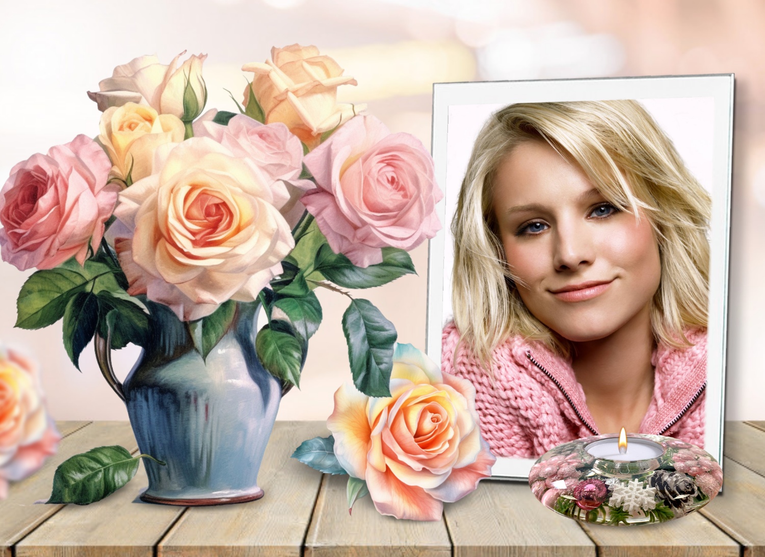 Elizabeth's GOOD MORNING/DAY/NIGHT ⭐️ 2/3 Haveagreatday Peach Rose