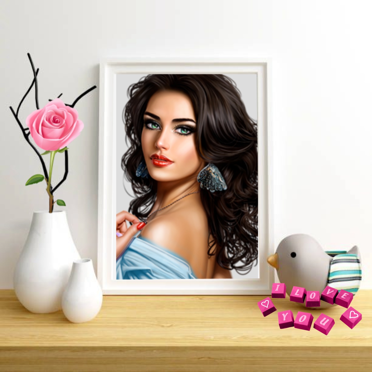 Nette's Girly Girl Frames👩‍🦳 Picture Frame Girlie Girl Frame Picture Frame Nette1652 Picture