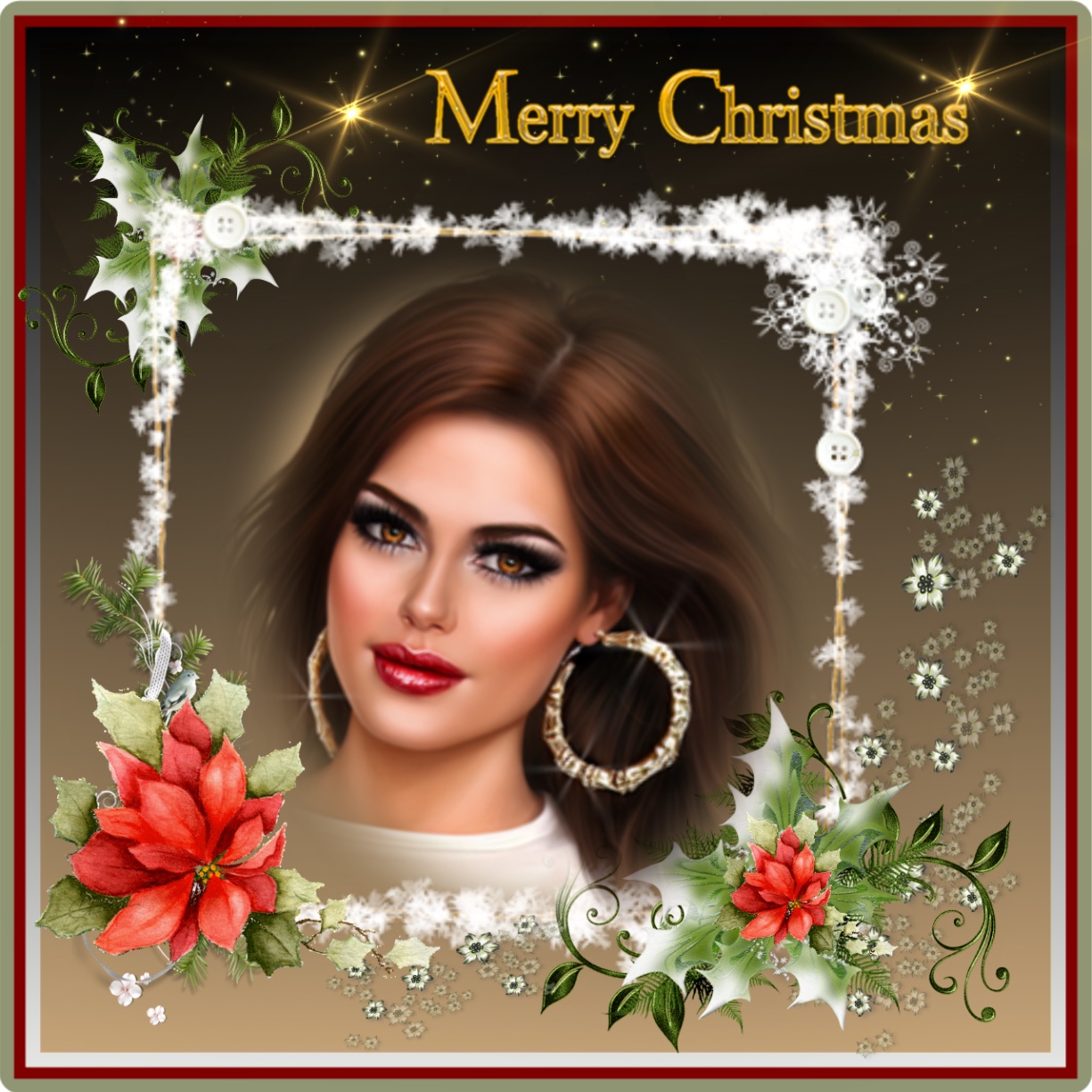 Wienie Coppen's Love romance christmas frame picture christmas