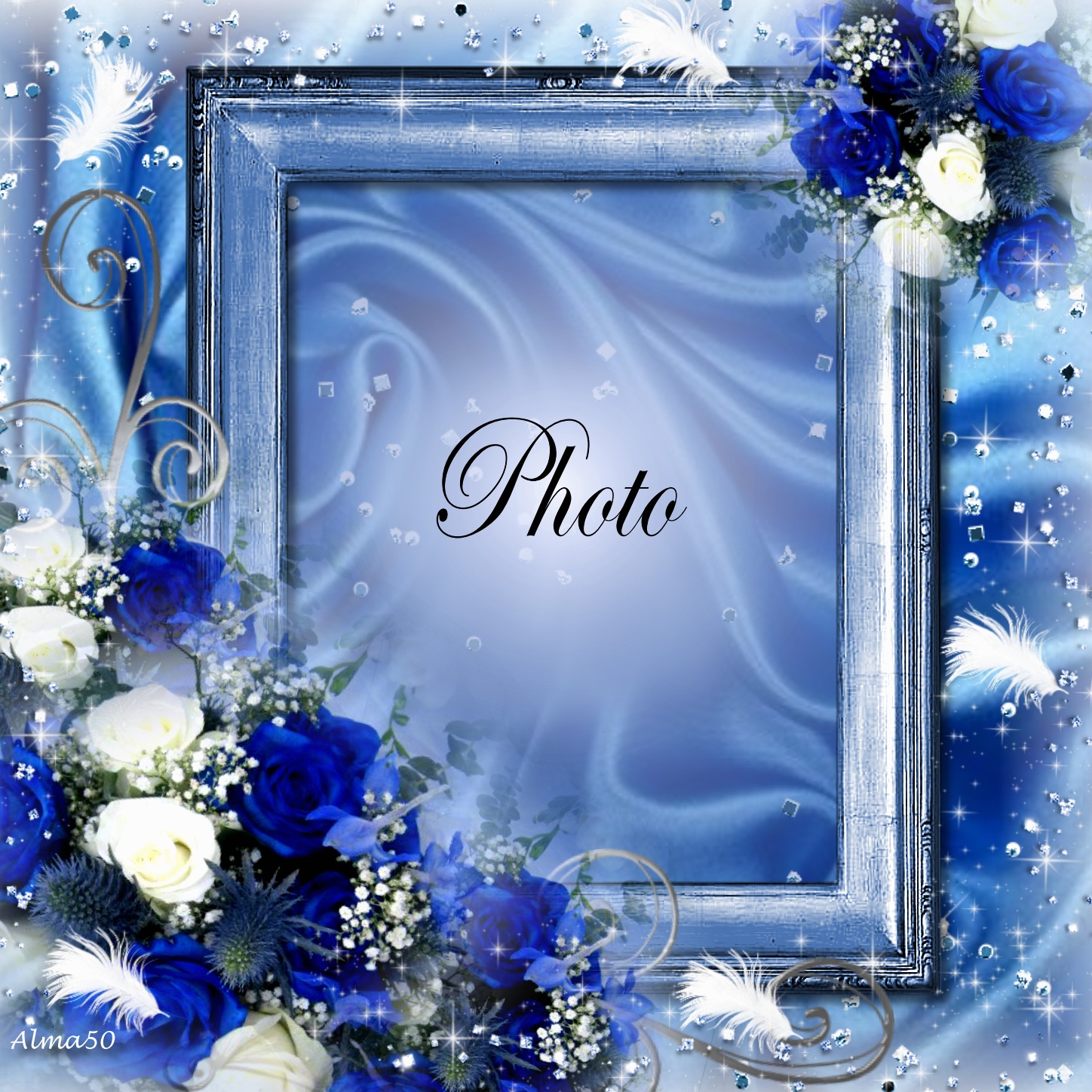 alma50's Other Photo Album Frames 2011 July Blue FrameAlma Alma50