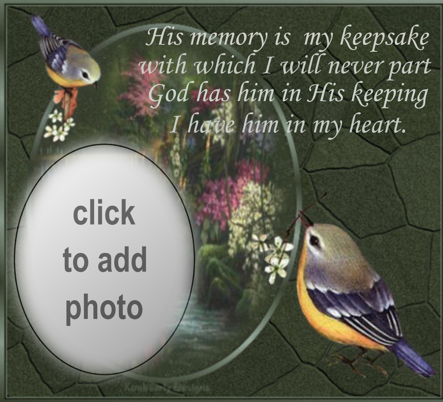 smilam's In Memory Of... Frames Memory Is My Keepsake Frame Memory