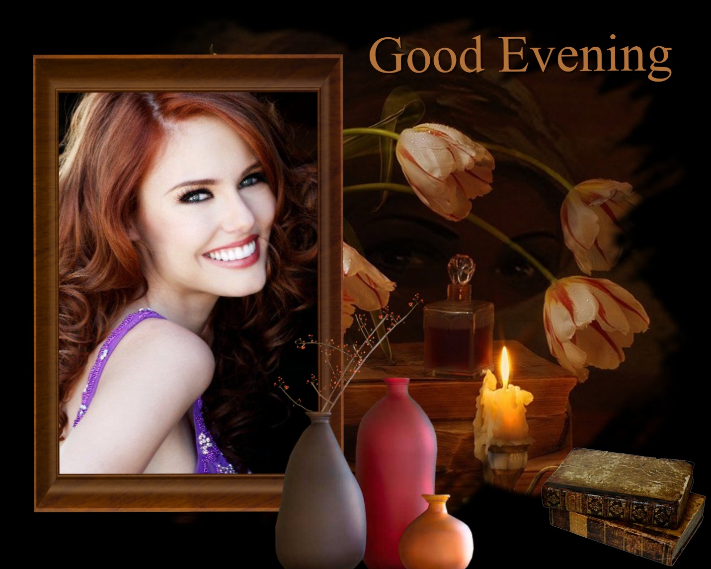 Emily50's Good Morning and Good Evening Frames Good Evening candle