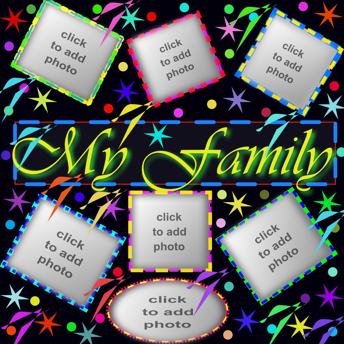 redaann's My Family Frames 2008 July 2008 July My Family 7 pretty