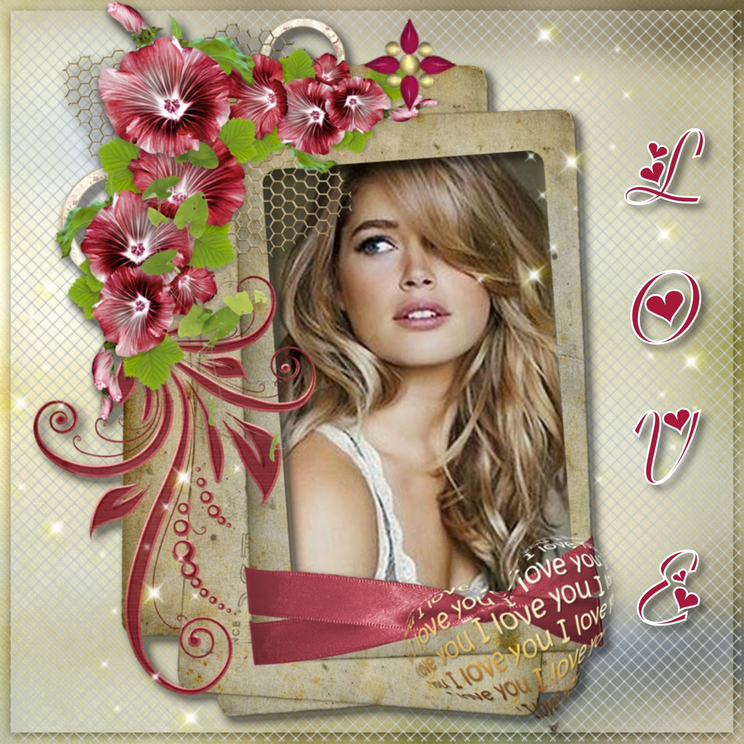 Nette's I Love You, In Love Frames ️ Love You I Love You Frame Stylin