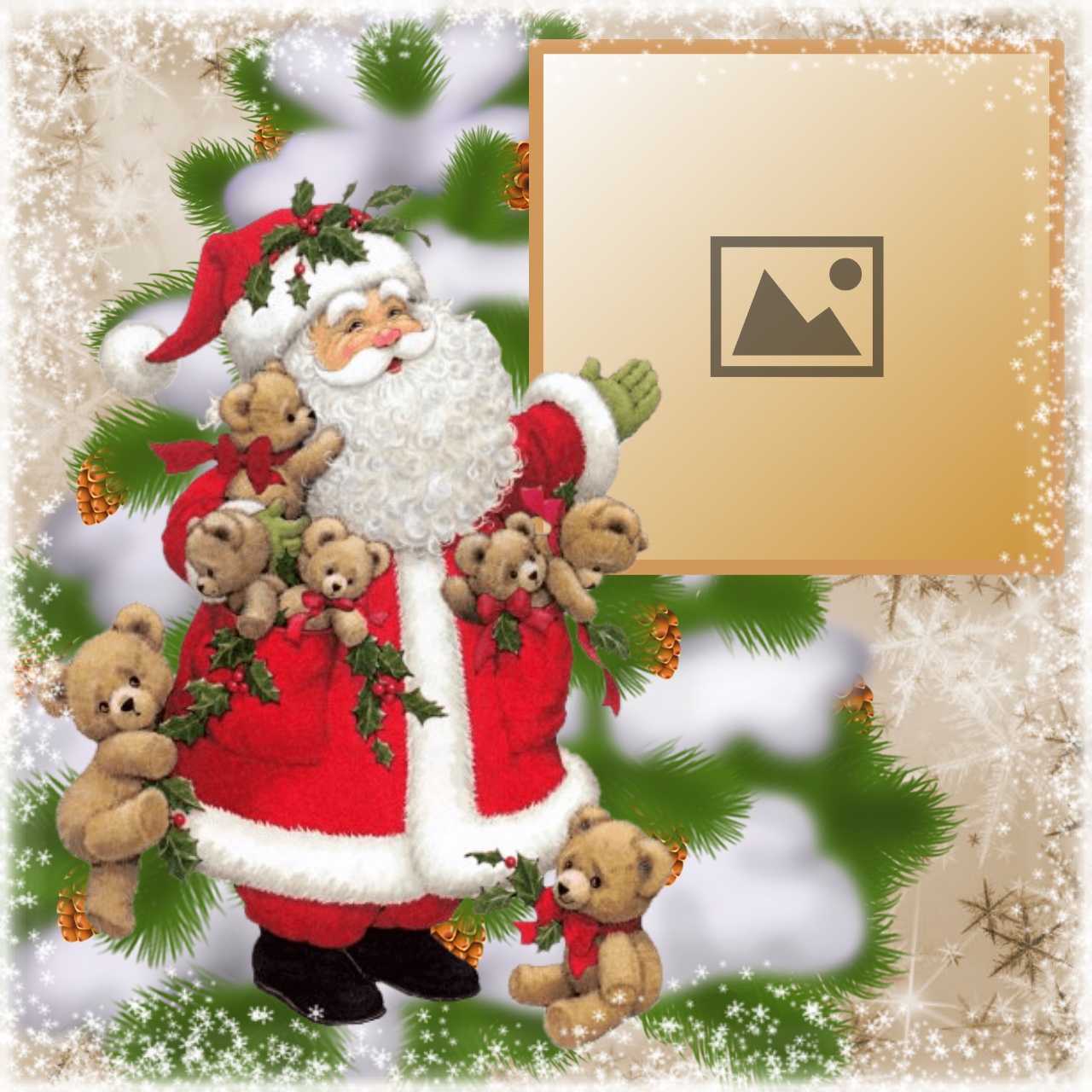 Sinnlich's Christmas Frames 2021 Thanks Teddys Christmas Sinnlich