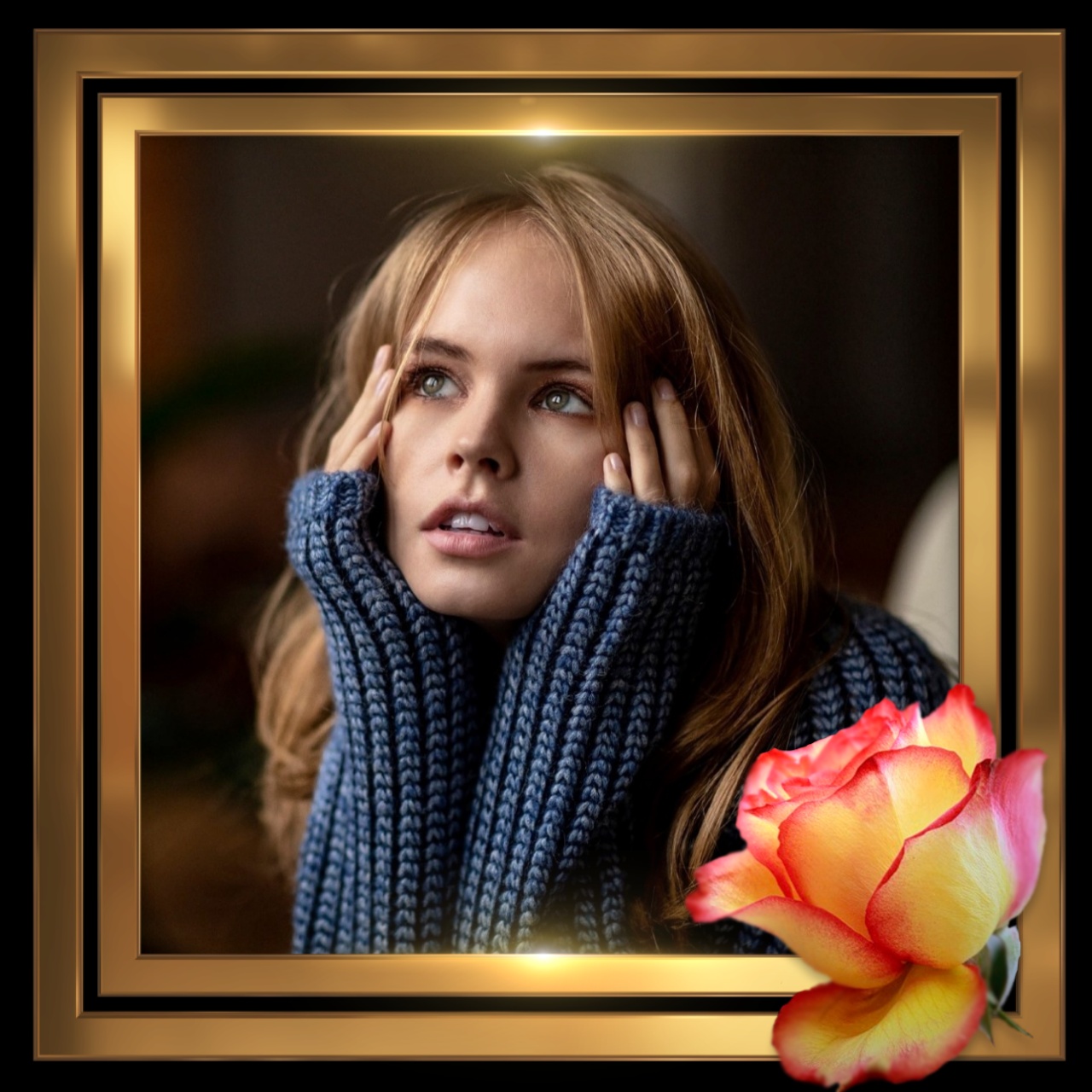 Elizabeth's PICTURE FRAMES 🖼 2/2 Picture Frame Pink Rose Yellow Rose