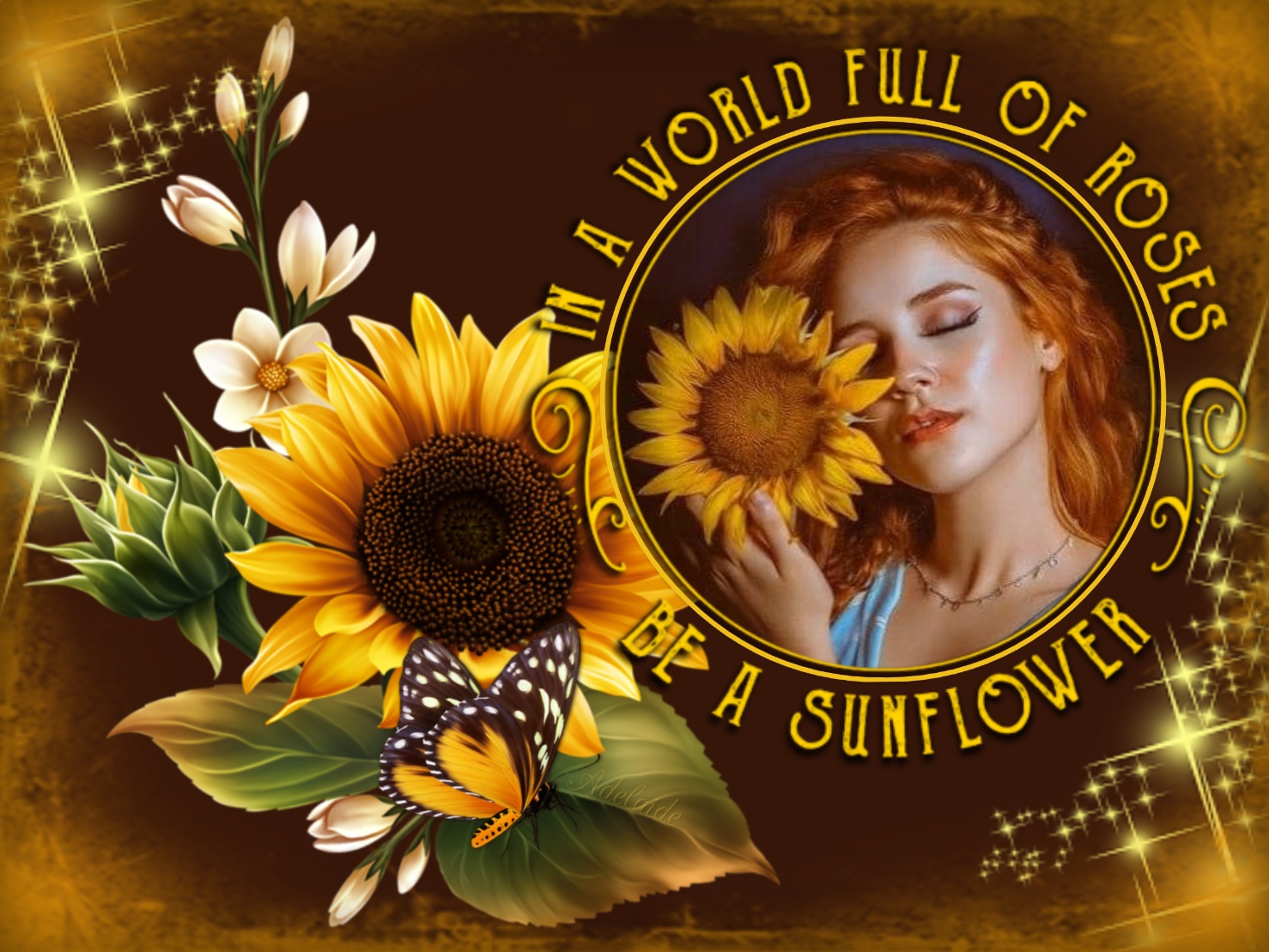 Adelaide's SUNFLOWERS GIRASSOIS GIRASOLES Adelaide Adelaide