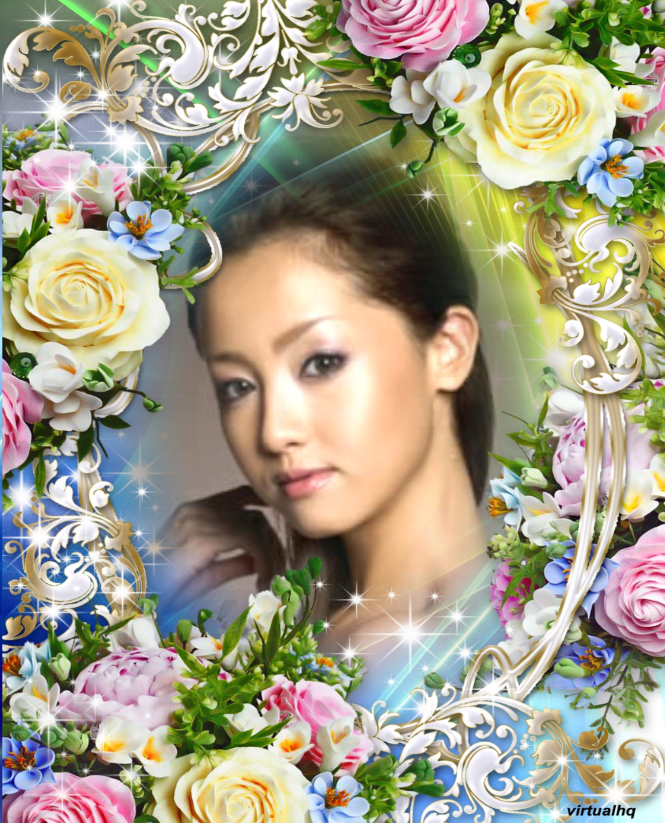 virtualhq's Photo Album Frames 2011 June Too Many Flowers Virtualhq picture Frames Too