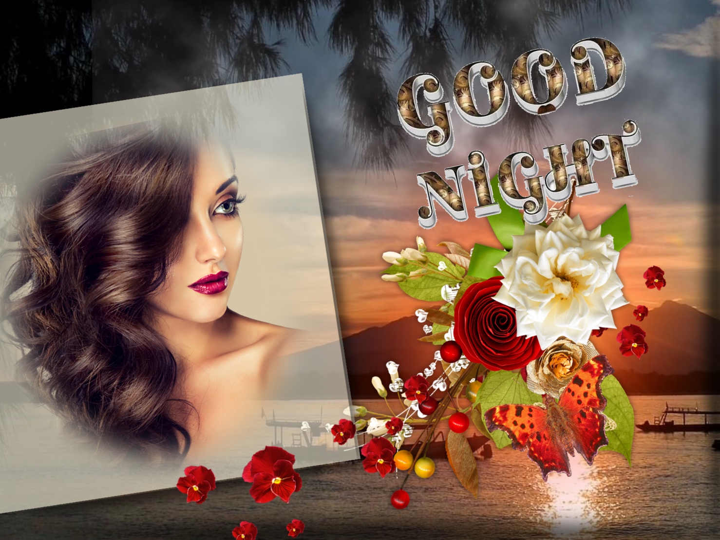 Wienie Coppen's Candles,Goodnight,Sunset goodnight flowers sunset