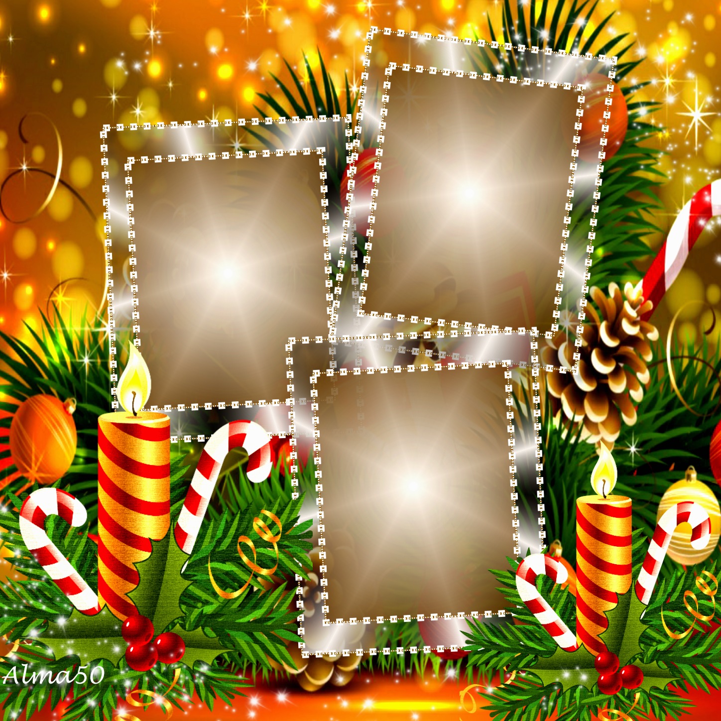 alma50's Christma Frames 2013 November Xmas Frame Alma50 christmas
