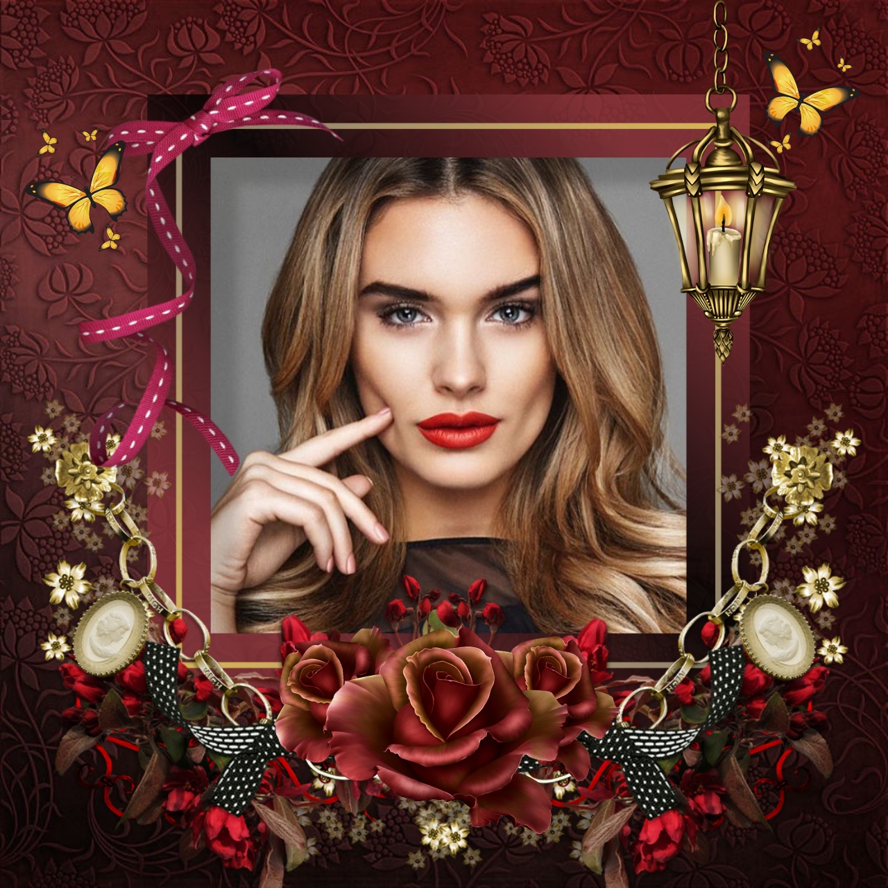 Nette's Girly Girl Frames👩‍🦳 She She's The One Girly Girl Frame