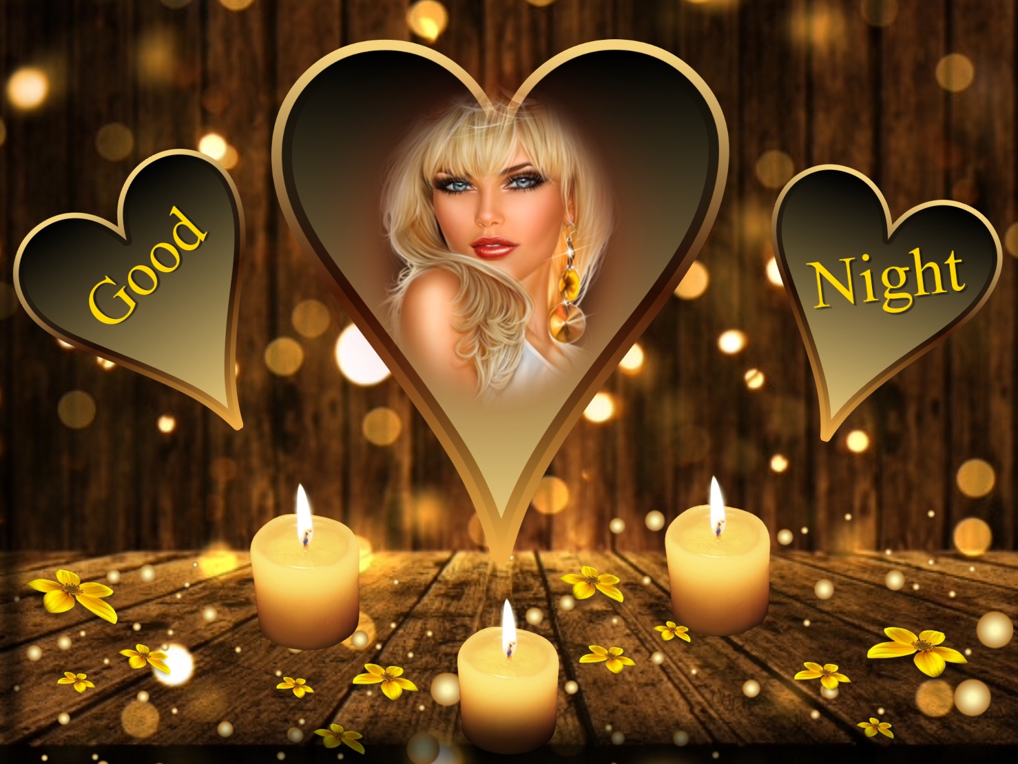 Wienie Coppen's Candles,Goodnight,Sunset candles goodnight lovehearts