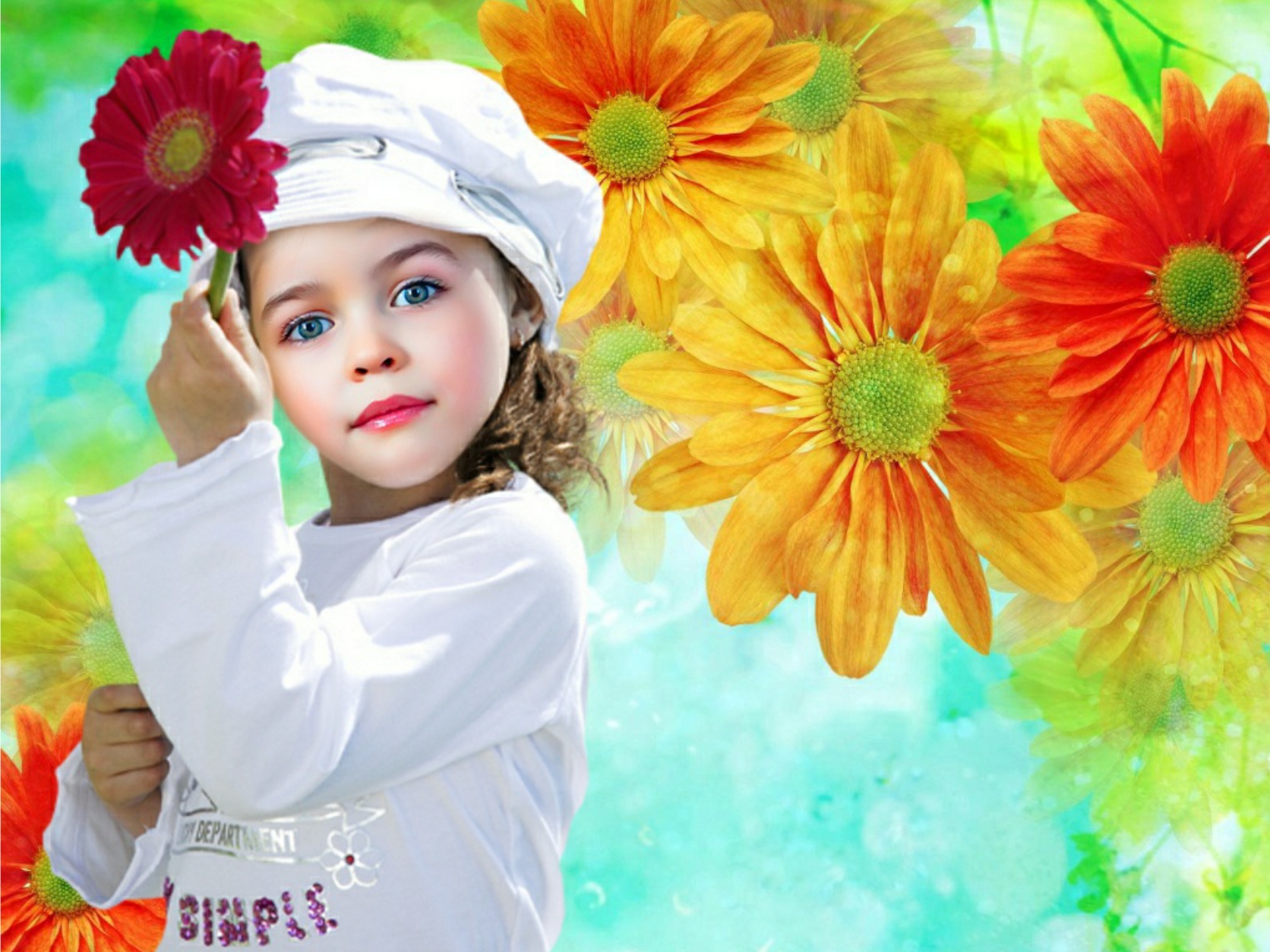 evgenia1982's Face CutOut Frames 2011 July little girl Evgenia1982