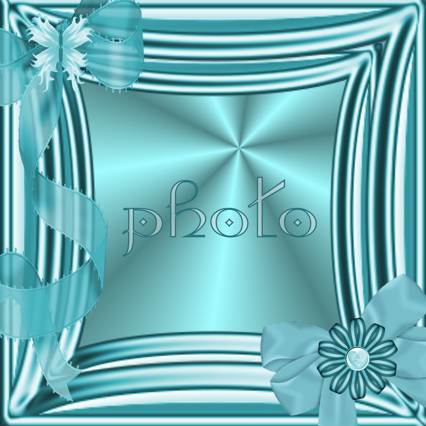 marycarmenkim's Picture Frames 2009 June Metallic teal Fun metallic