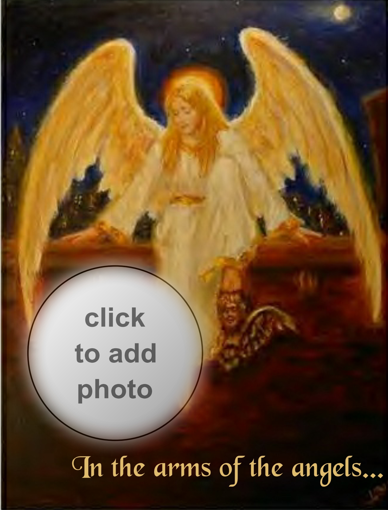 smilam's In Memory Of... Frames In the Arms of the Angels In Loving