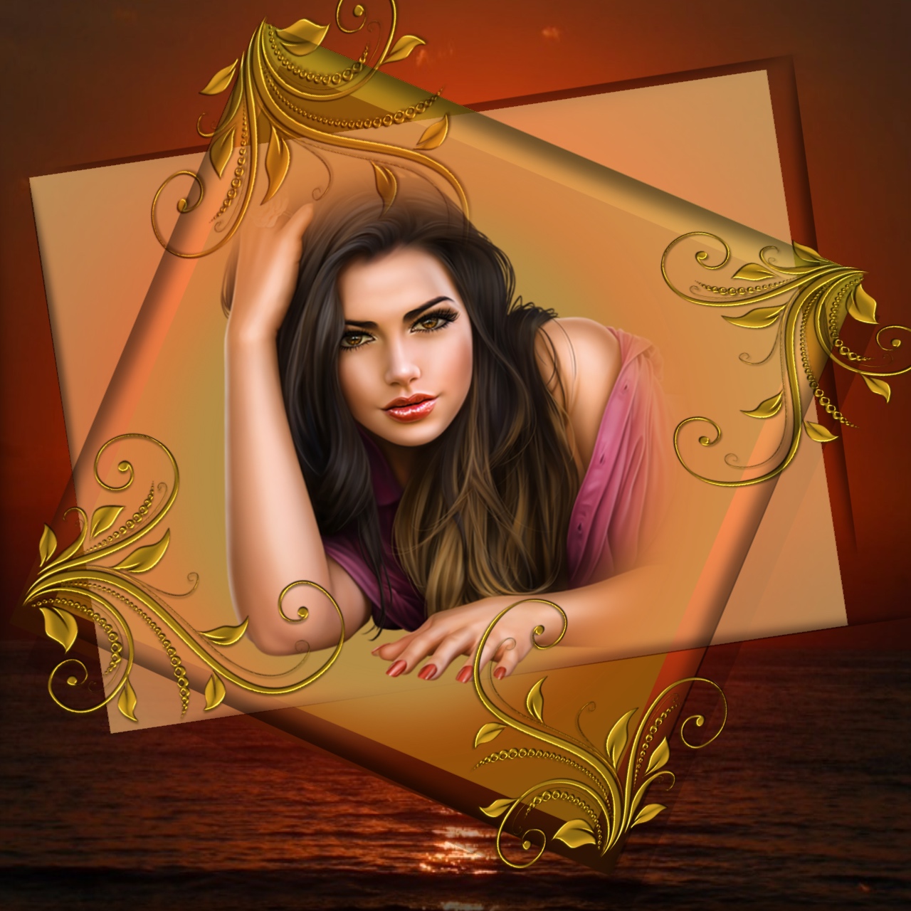 Wienie Coppen's Photos Abstracts Art abstract frame portrait