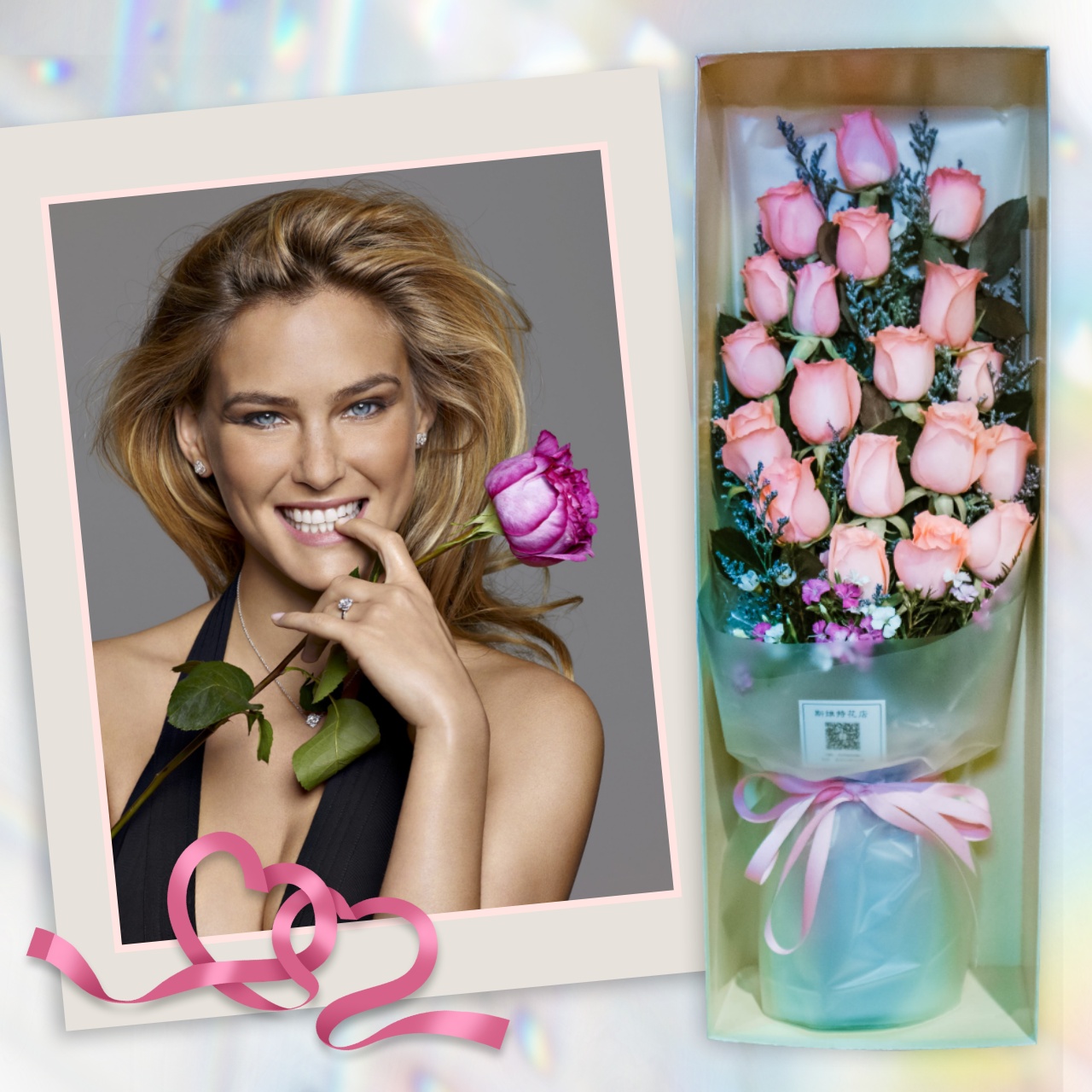 Elizabeth's SPECIAL DATES 💫 🥂 A Special Date Bouquet Peach Rose A