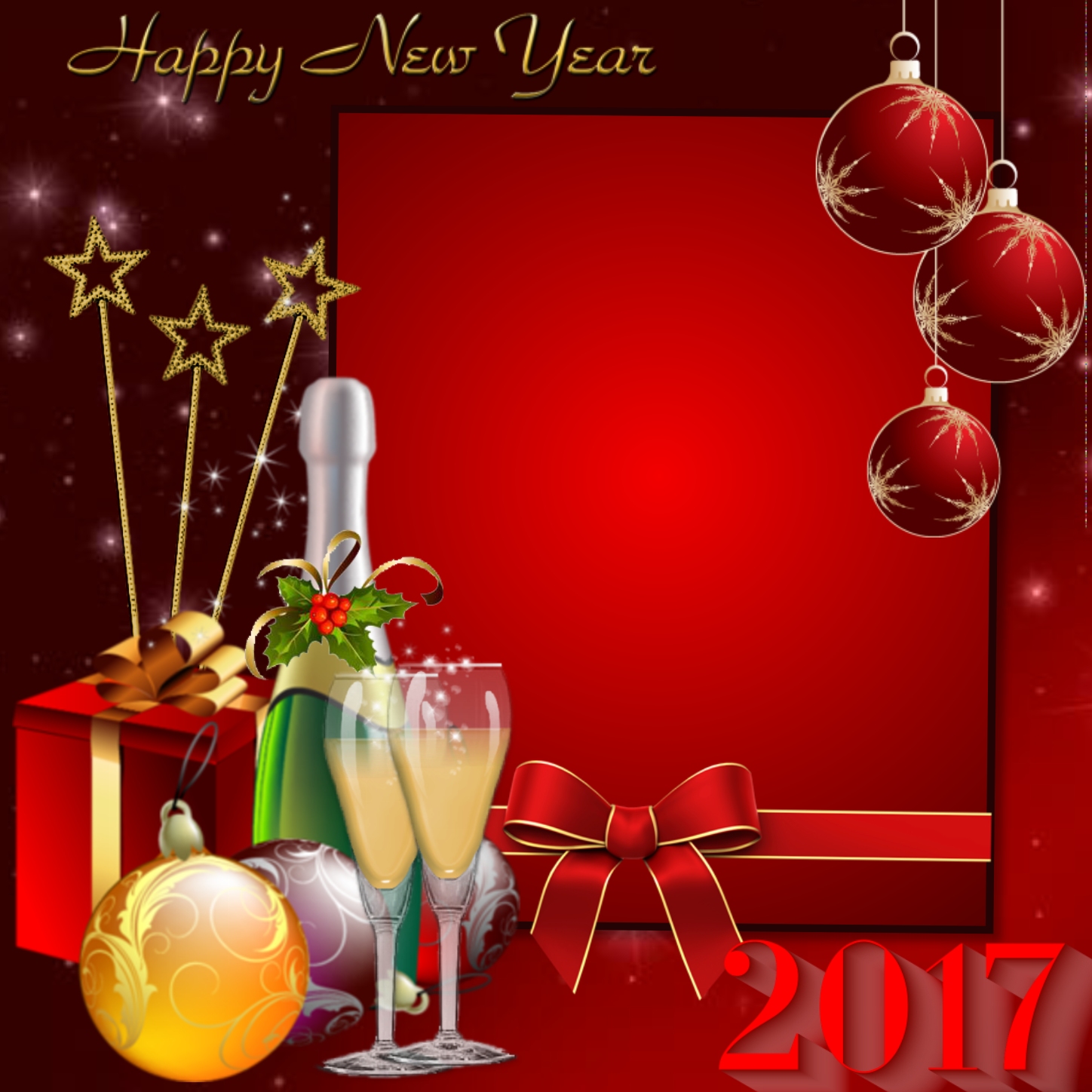 Nette's New Year's, Frames 2022 2016 December 2017 Happy New Year