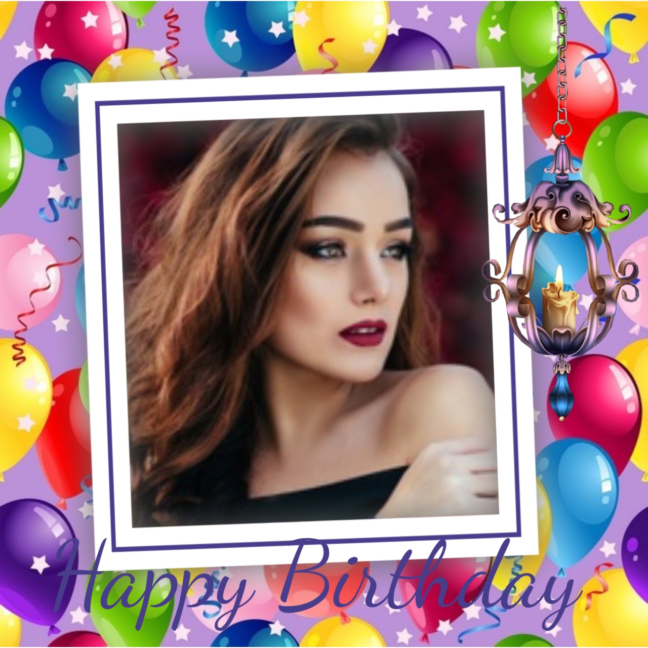 Nette's Birthday / congratulations Frame 🎉🎁 Happy birthday 2019