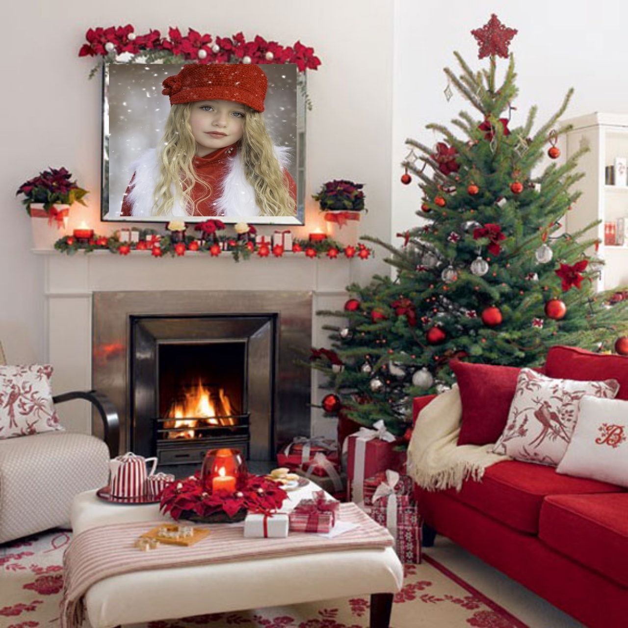 Emily50's Christmas Frame Christmas new Years Eve Good Night