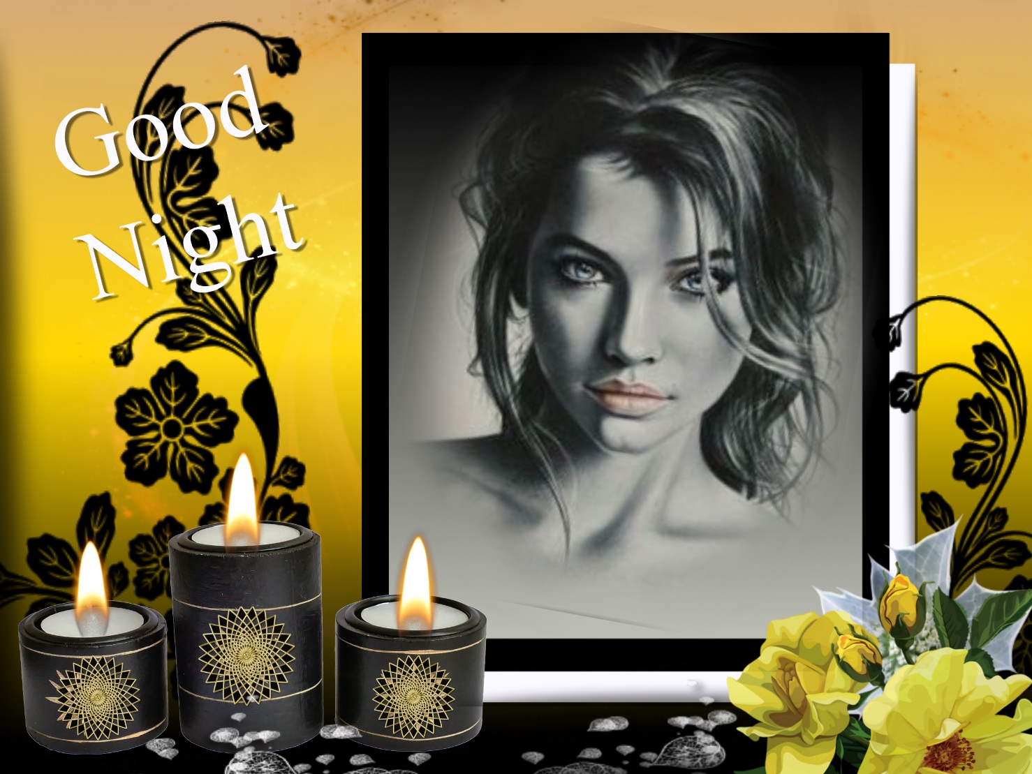 Wienie Coppen's Candles,Goodnight,Sunset candles flowers goodnight