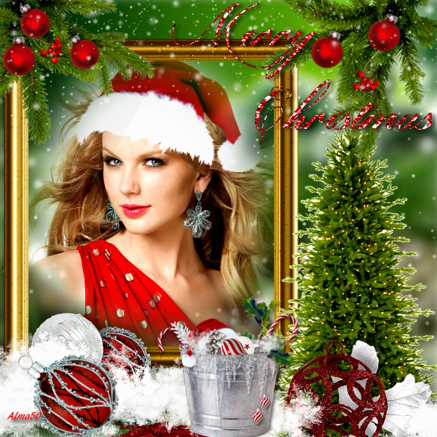 alma50's Christma Frames 2014 November Merry christmas Alma50