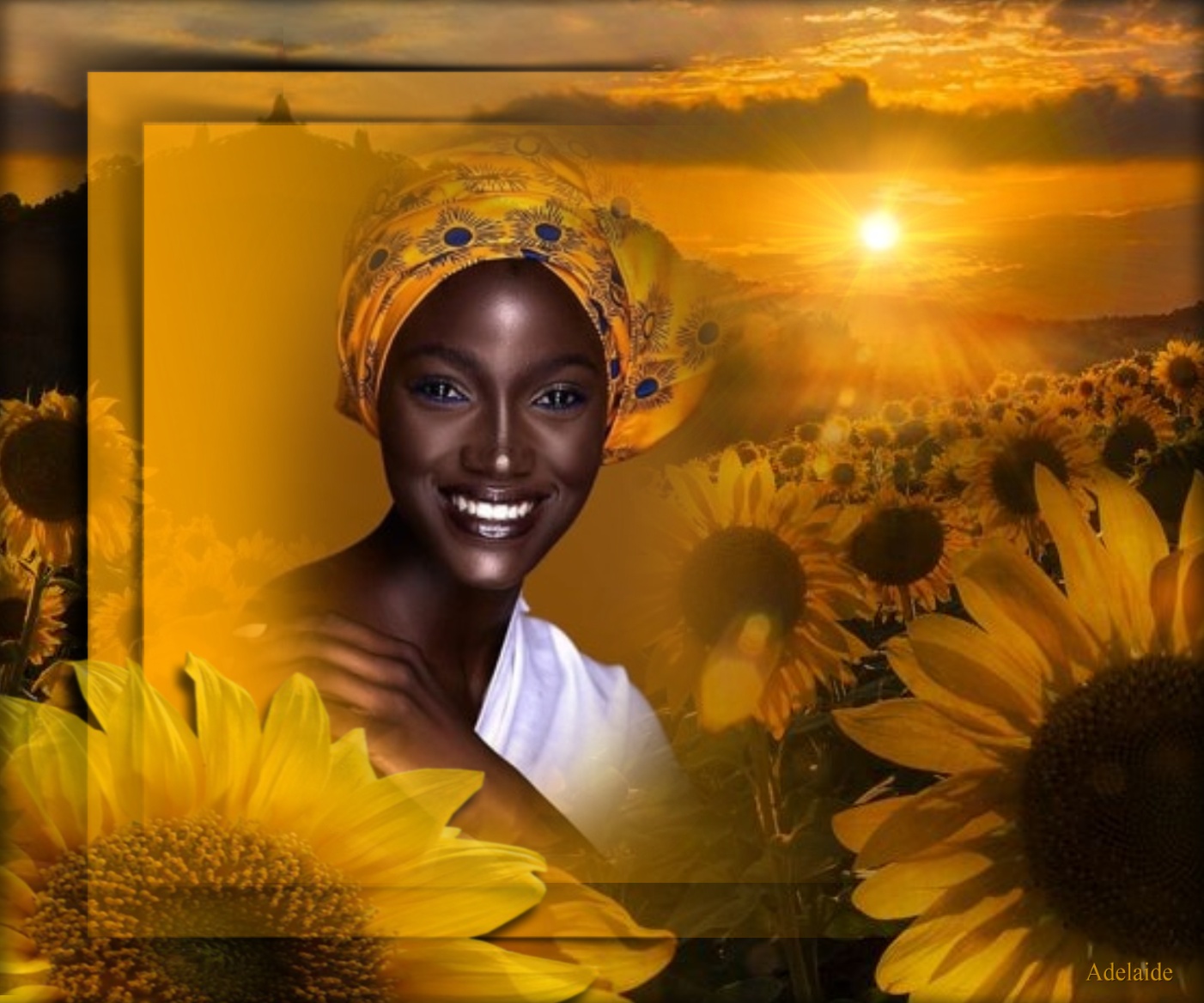 Adelaide's SUNFLOWERS GIRASSOIS GIRASOLES Adelaide Adelaide