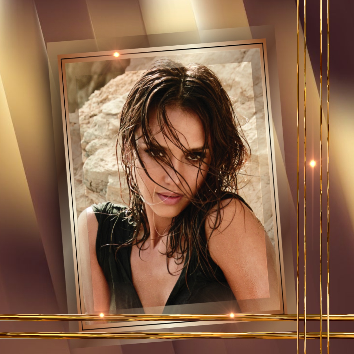 Daphnie's Abstract Art Abstract Art Gold Daphnie Abstract Art Gold