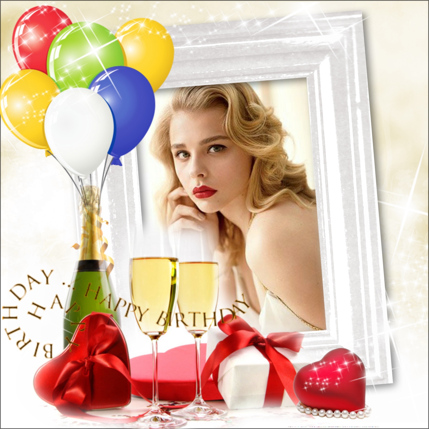 Nette's Birthday / congratulations Frame 🎉🎁 Happy birthday 2016