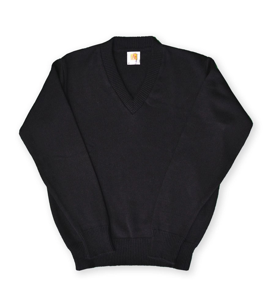 Black VNeck Pullover Sweater with McGillToolen Catholic High School