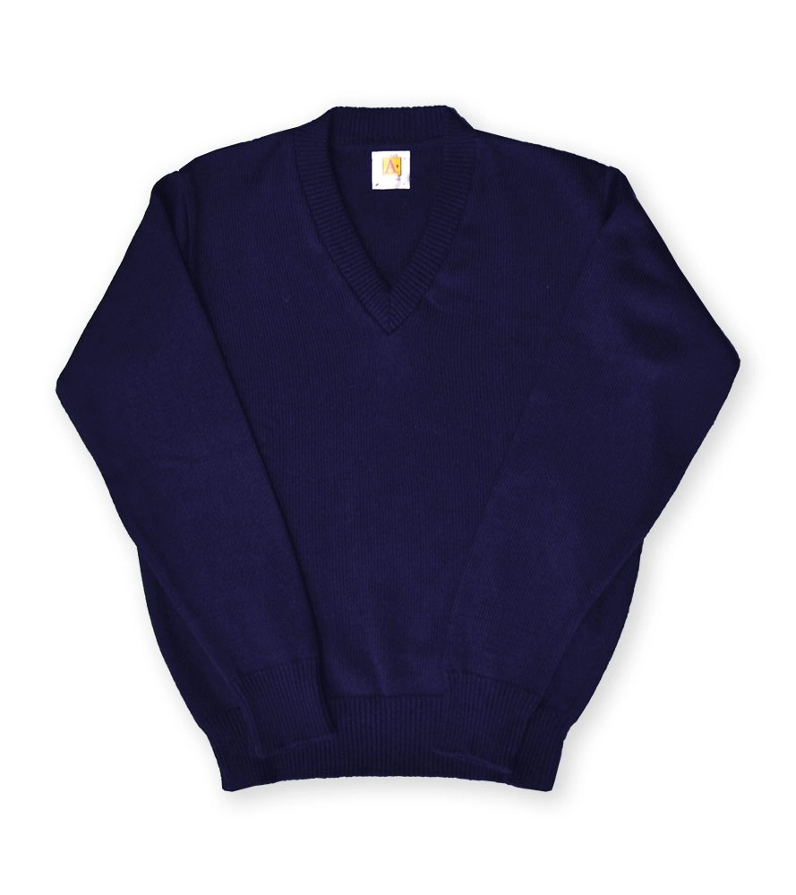 Navy VNeck Pullover Sweater Zoghby's Uniforms