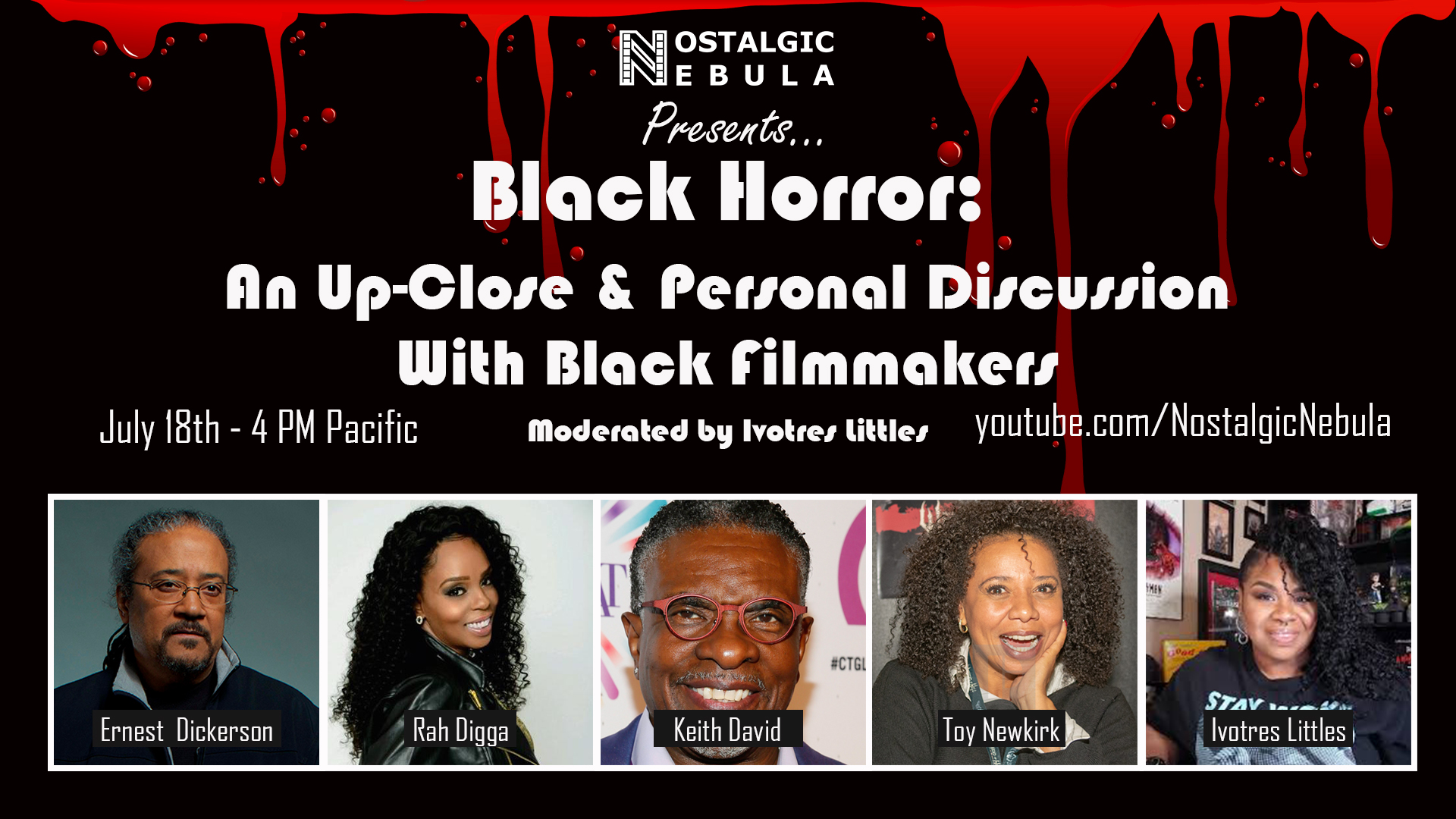 Nostalgic Nebula Presents “BLACK HORROR” An UpClose & Personal