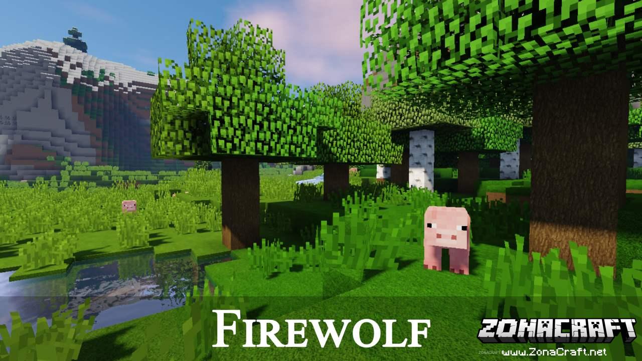 Firewolf Texture Pack Para Minecraft 1.14.2/1.13.2/1.12.2/1.11.2/1.10.2