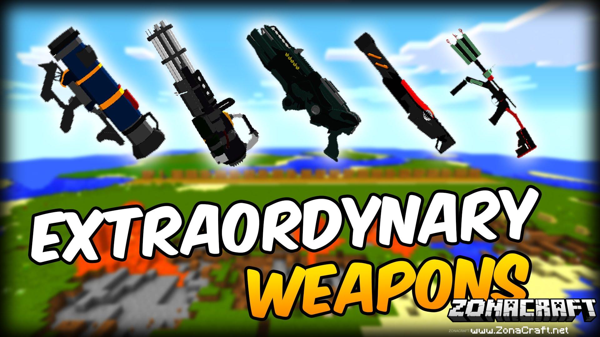 MC Dungeons Weapons Mod 1.18.2, 1.17.1 (Unique Weapons)