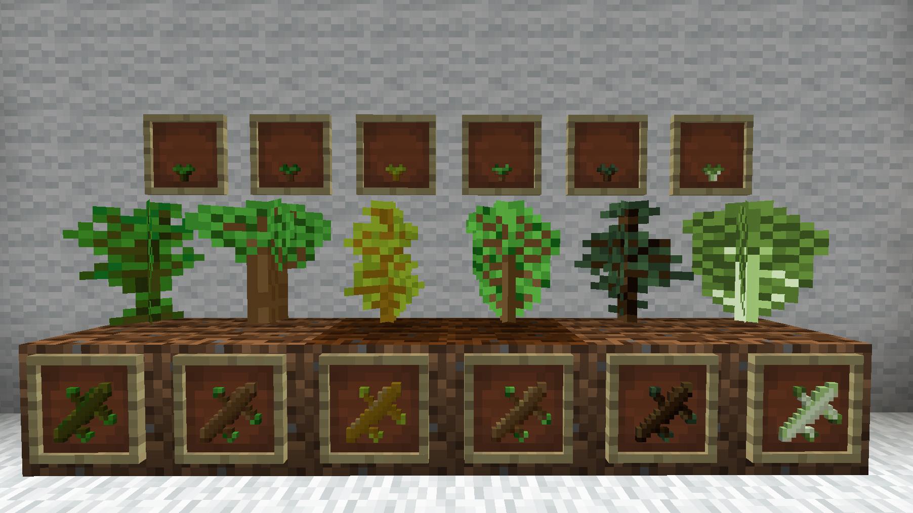 Bonsai Tree Crops Mod Para Minecraft 1.12.2/1.10.2 ZonaCraft