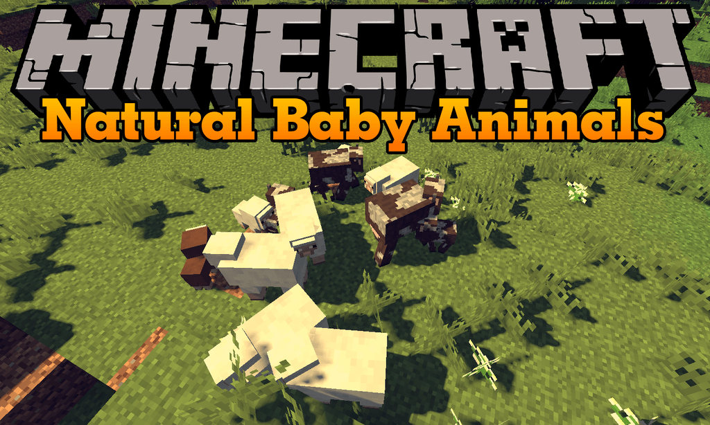 Natural Baby Animals Mod Para Minecraft 1.12.2/1.11.2/1.10