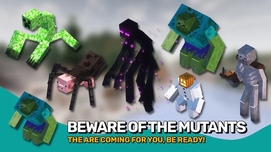 Mutant Monsters Mod Para Minecraft 1.21.1, 1.20.4, 1.19.4, 1.18.2