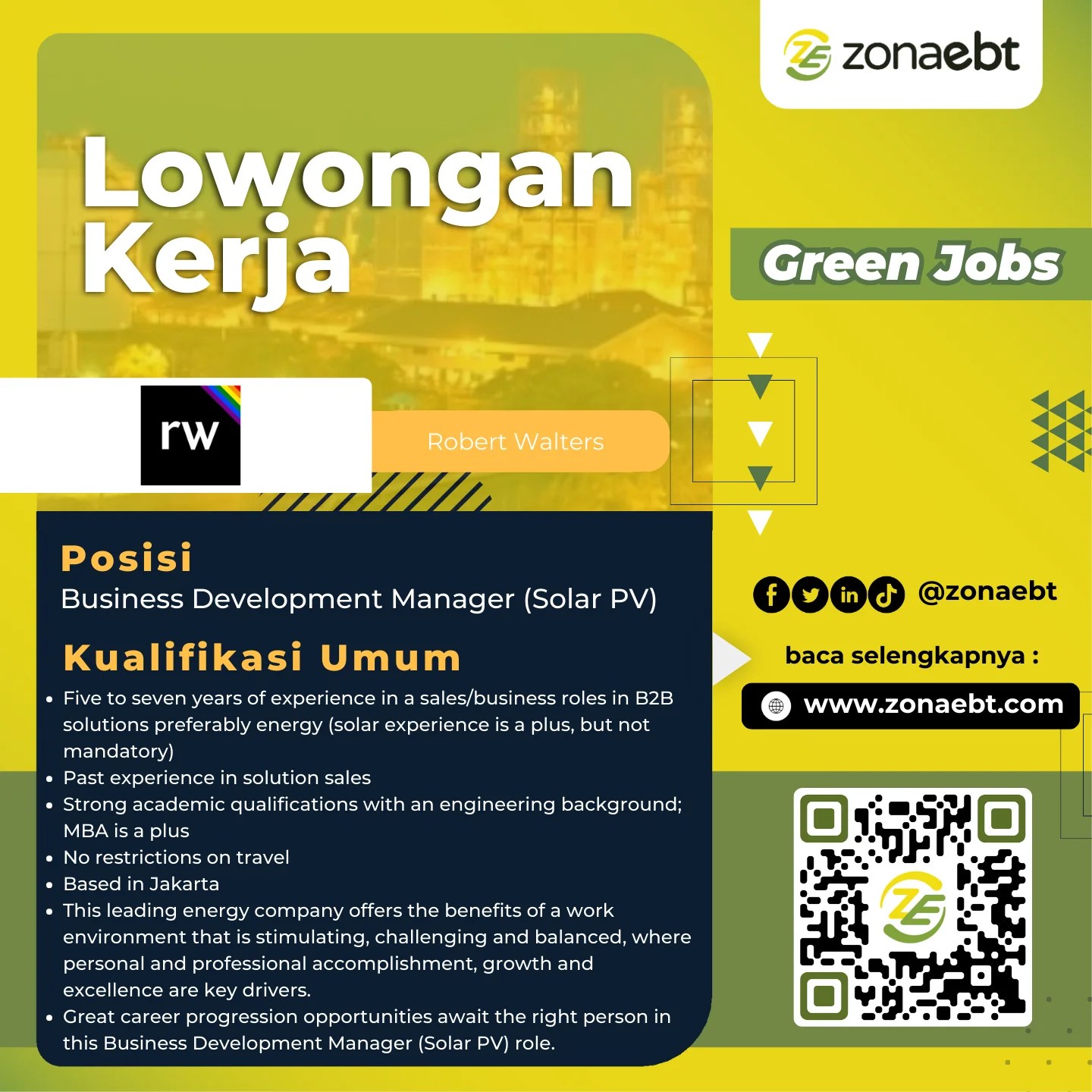 Business Development Manager (Solar PV)